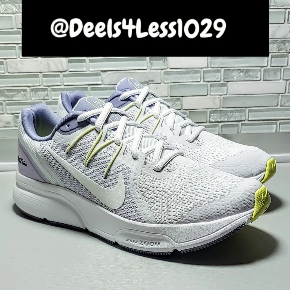 Nike Zoom Span 3 Running Womens Iris Whisper Violet Summit White Green